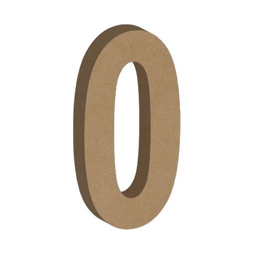 Letra Decorativa de MDF 60cm de Alto | Varios Grosores | Ideal para Eventos, Fachadas y Decoración Interior