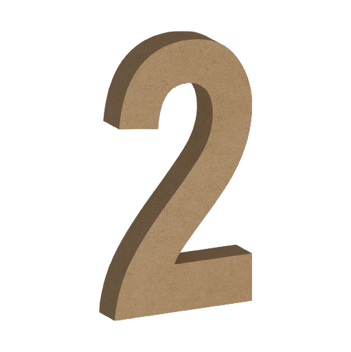 Letra Decorativa de MDF 60cm de Alto | Varios Grosores | Ideal para Eventos, Fachadas y Decoración Interior
