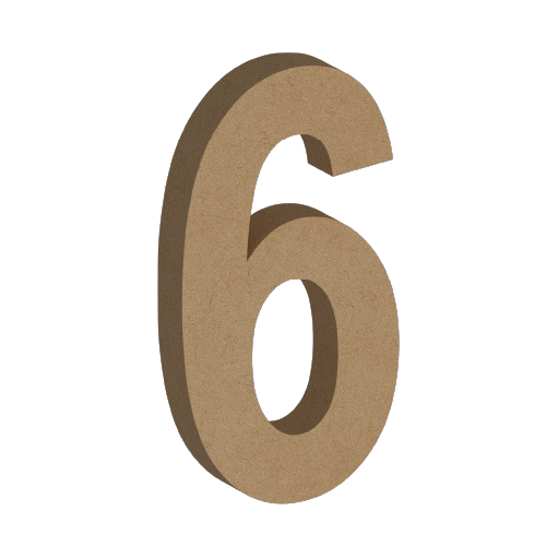 Letra Decorativa de MDF 60cm de Alto | Varios Grosores | Ideal para Eventos, Fachadas y Decoración Interior