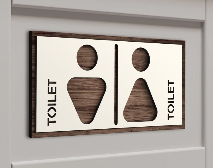 Señaléticas Decorativas en Alucobond, Acrílico o Madera | Personalizados | Ideal para Baños, Habitaciones, Oficinas y Más