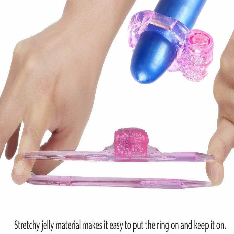 Anillo Vibrador Estimulador de Placer | Anillo Erótico para Mejorar la Capacidad Intima | Anillo Vibrador para Clítoris y Juegos Previos