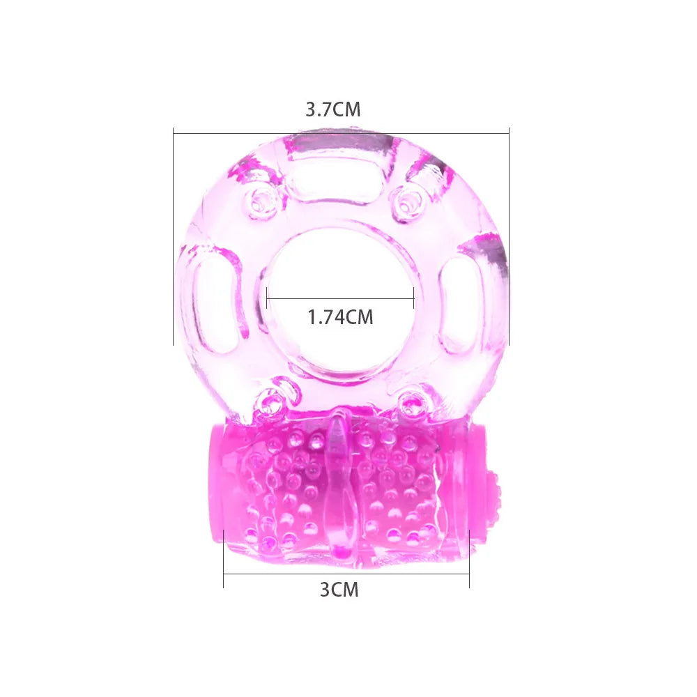 Anillo Vibrador Estimulador de Placer | Anillo Erótico para Mejorar la Capacidad Intima | Anillo Vibrador para Clítoris y Juegos Previos
