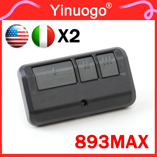 Control Remoto 893MAX para Puertas de Garaje Compatible con 371LM, 372LM, 373LM, 891LM, 893LM, 890MAX, 971LM, 972LM, 973LM, 81LM