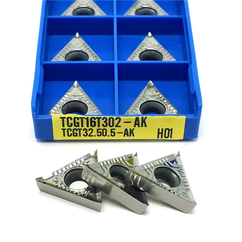 TCGT110202 TCGT110204 TCGT16T302 TCGT16T304 TCGT16T308 Inserto de Aluminio para Torno Interno de Alta Calidad