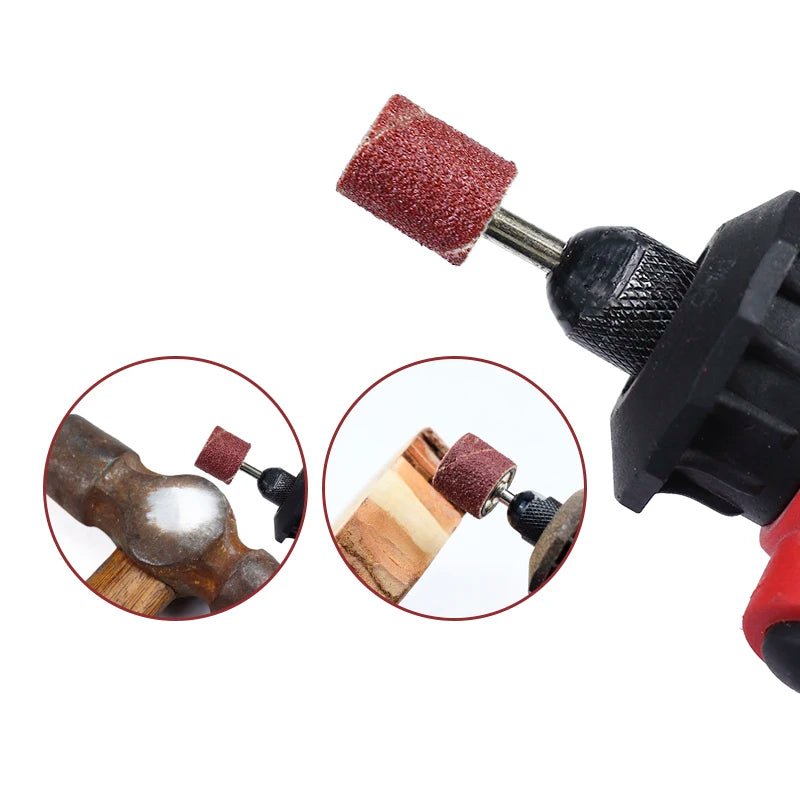 Kit de 384 Bandas de Lijado XCAN con Papel de Lija (80-600 Grit) y Tambores de Lijado para Herramientas Rotativas Dremel