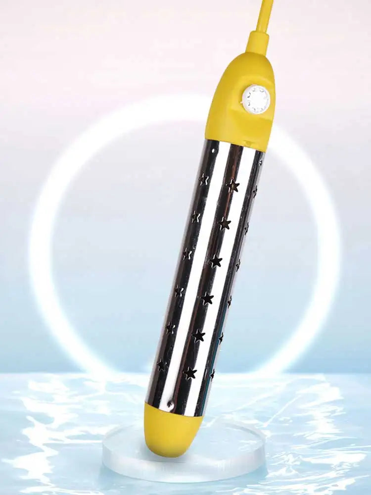 Calentador de Agua 2000/2500W para Piscina, Bañera y Baño - Inmersión Rápida con Apagado Automático, Calentador Solar Portátil Inteligente