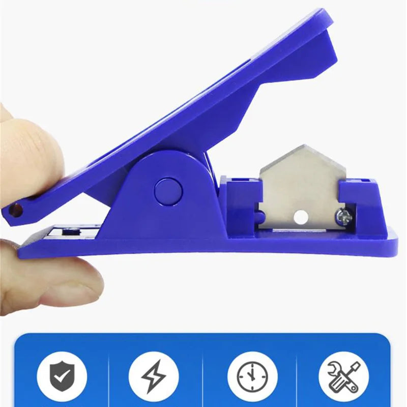 Cortadora de Manguera para Tubos de Nylon PE, PVC, PU y Silicona, Herramienta Neumática para Cortar hasta 16mm