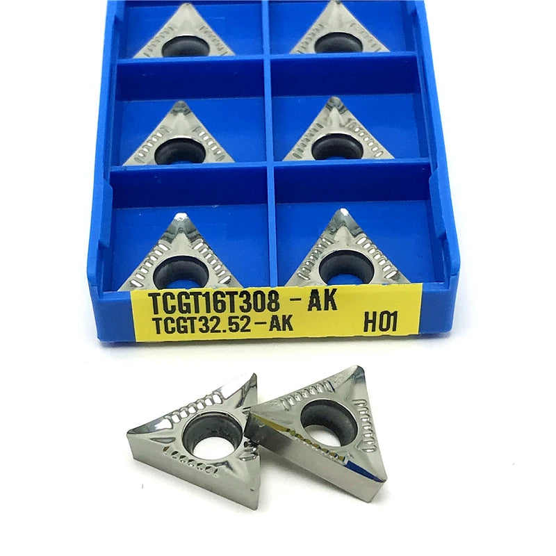TCGT110202 TCGT110204 TCGT16T302 TCGT16T304 TCGT16T308 Inserto de Aluminio para Torno Interno de Alta Calidad