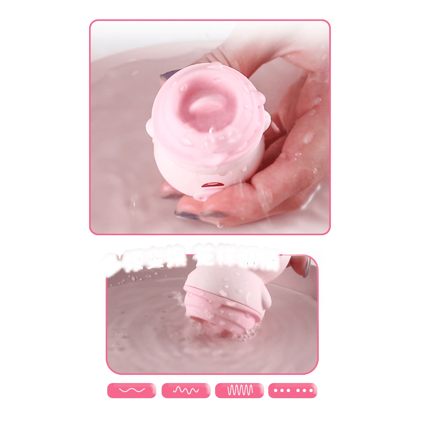 Succionador de Clítoris y Vibrador Lindo Cerdo Rosa, 6 Modos de Lametones Anales y Masaje, Juguete Erótico para Mujeres, USB Recargable