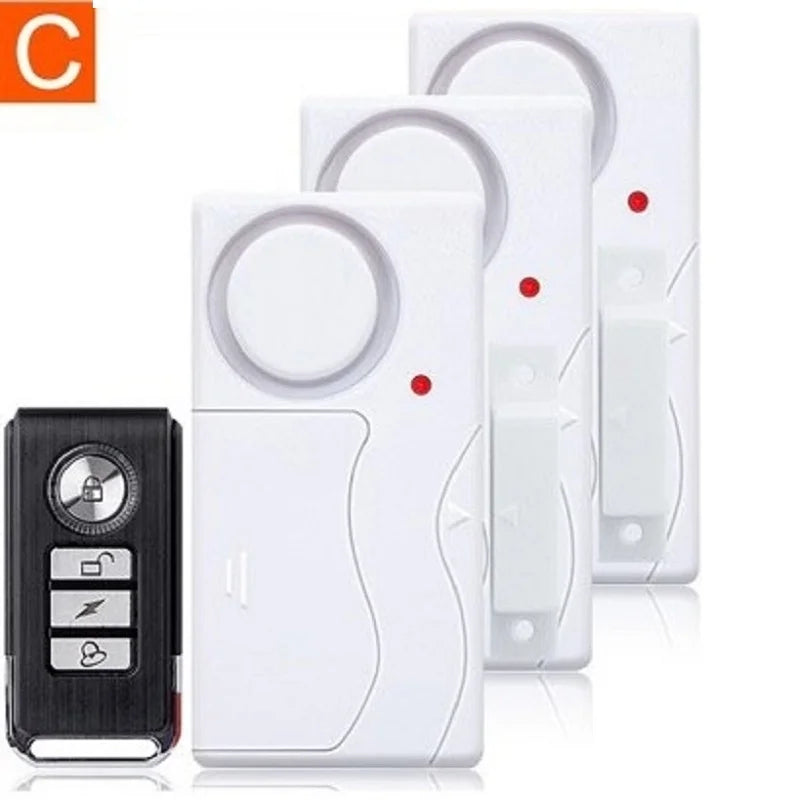 Kit de Protección para el Hogar: Sensor Magnético y Sistema de Alerta con Control Remoto ABS