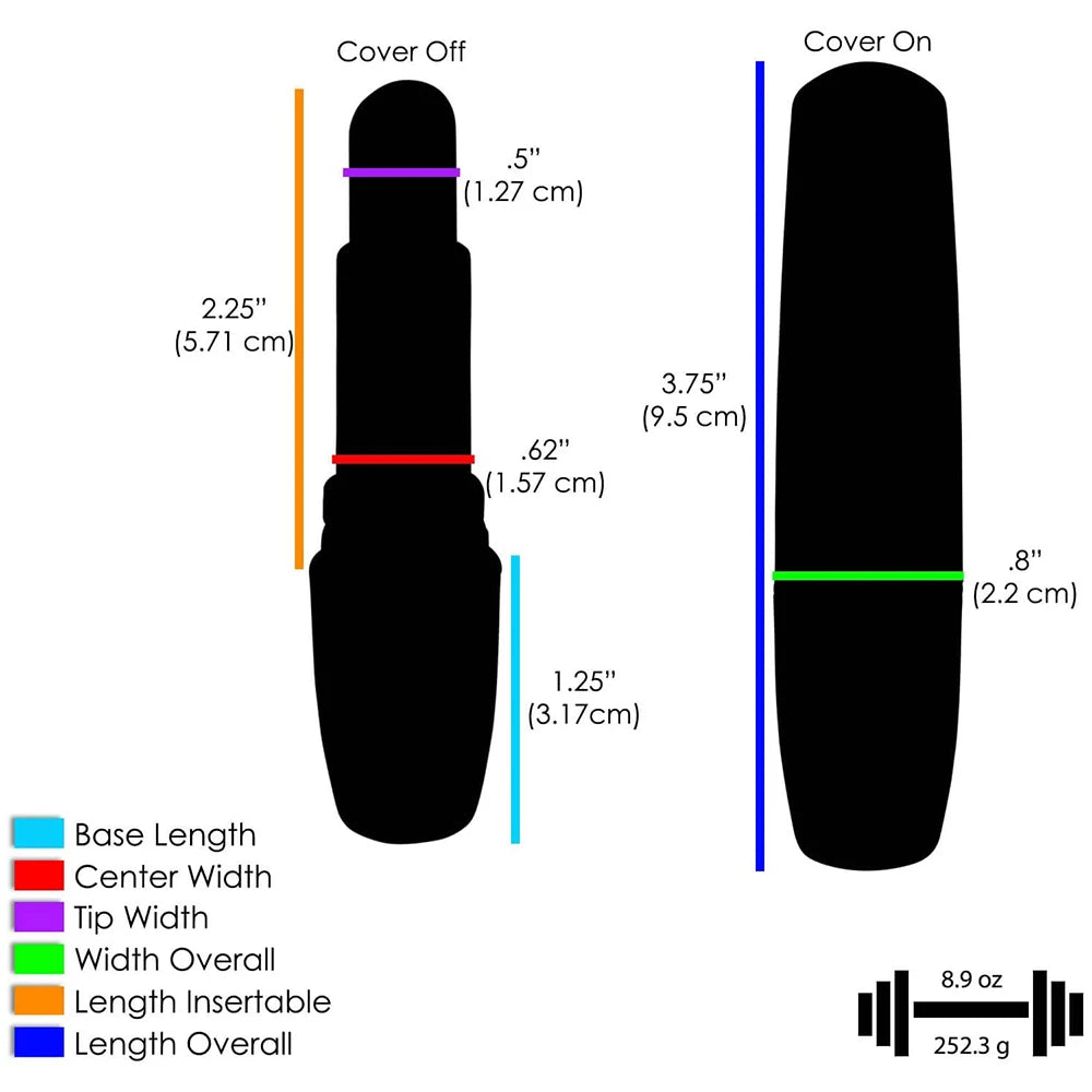 Mini Vibrador Lipstick con Velocidades Ajustables, Estimulador de Clítoris, Masaje Erótico para Mujeres, Juguete Sexual Adulto