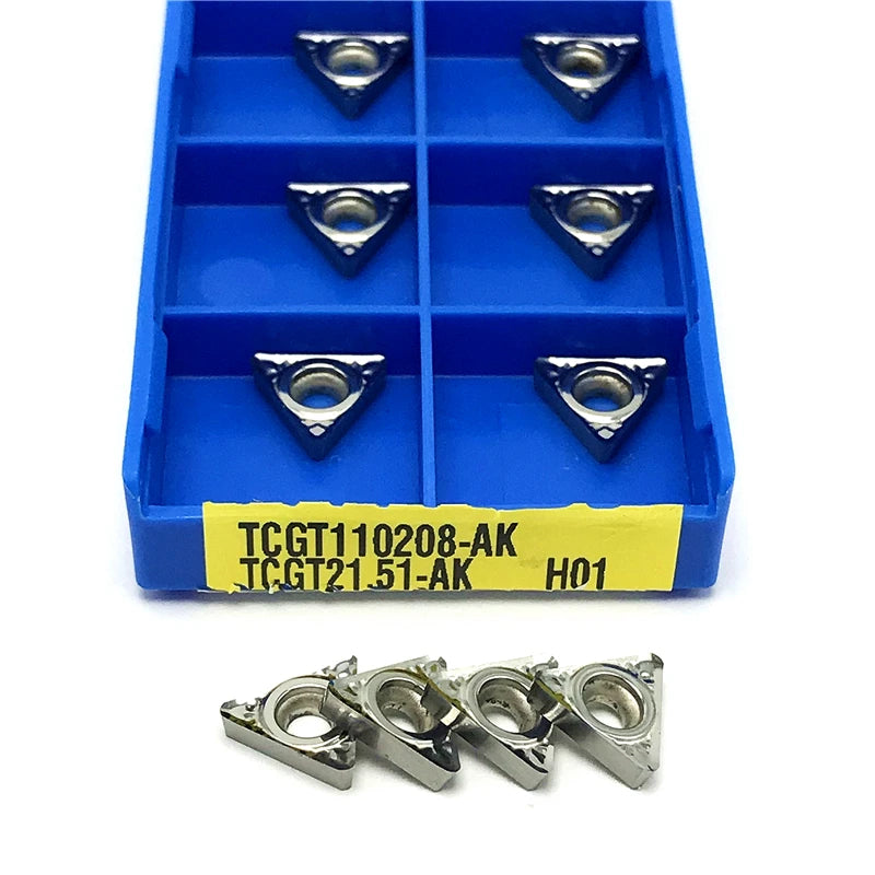 TCGT110202 TCGT110204 TCGT16T302 TCGT16T304 TCGT16T308 Inserto de Aluminio para Torno Interno de Alta Calidad