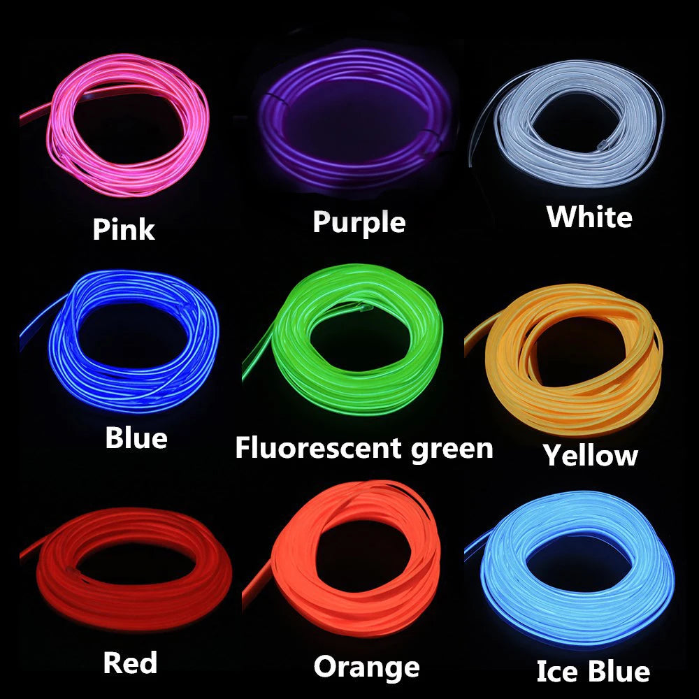 Cinta hilo de Luz Neon LED Flexible USB