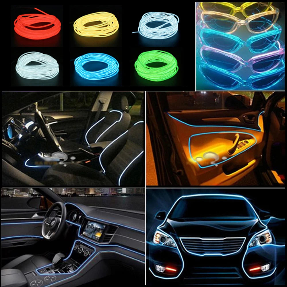 Cinta hilo de Luz Neon LED Flexible USB