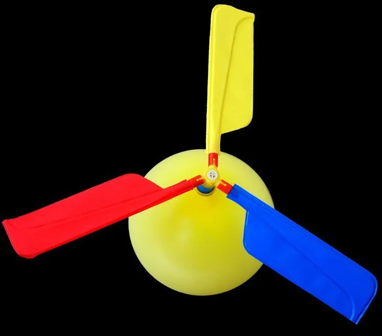 Helicóptero de Globo Clásico - Juguete Volador Divertido para Niños