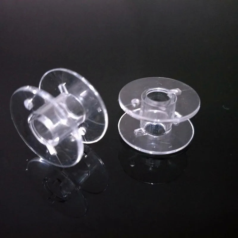 Conjunto de 30 Bobinas de Plástico Transparente para Máquina de Coser Brother 5BB5552 - ¡Oferta Imperdible!