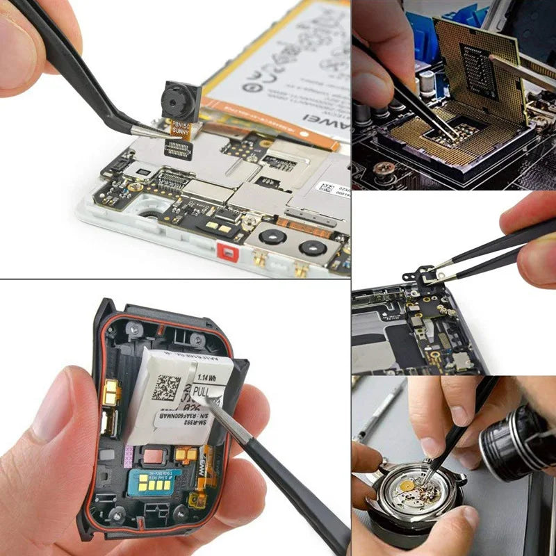 Soldador Eléctrico con Temperatura Ajustable 60W, Estación de Soldadura 220V/110V, Herramienta de Reparación con Punta de Cautín y Accesorios