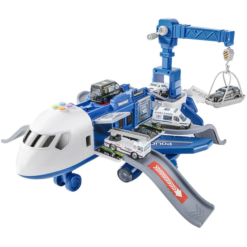 Avión de Simulación Inercial con Música – Juguete de Aeronave de Gran Tamaño para Niños | Avión de Pasajeros para Regalo Infantil
