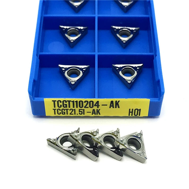 TCGT110202 TCGT110204 TCGT16T302 TCGT16T304 TCGT16T308 Inserto de Aluminio para Torno Interno de Alta Calidad