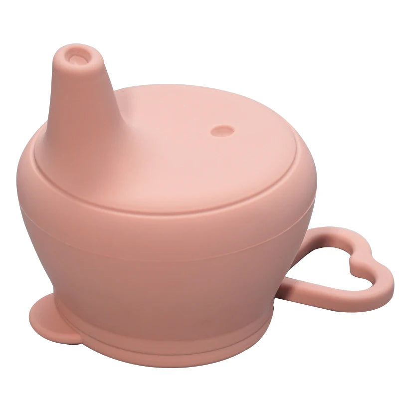 Taza Antiderrames para Bebé | Taza Sippy de Silicona para Niños y Niñas | Válvula de Seguridad, Ideal para Viajes