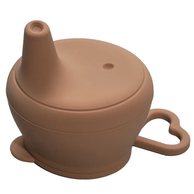 Taza Antiderrames para Bebé | Taza Sippy de Silicona para Niños y Niñas | Válvula de Seguridad, Ideal para Viajes