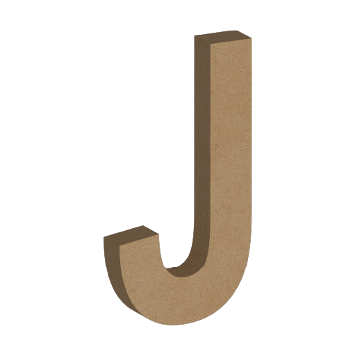 Letra Decorativa de MDF 60cm de Alto | Varios Grosores | Ideal para Eventos, Fachadas y Decoración Interior