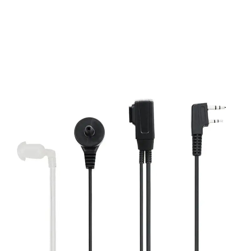 Auricular 2 Pin PTT MIC Baofeng Tubo Acústico Antirradiación | Micrófono y Earpiece para Walkie Talkie de Dos Vías