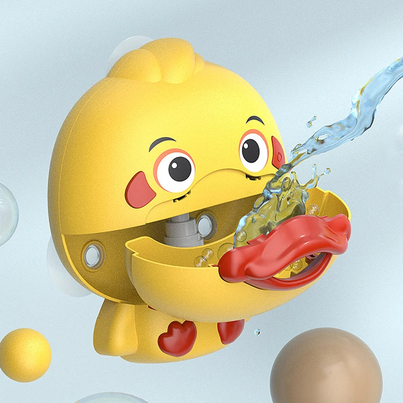 Juguete de Baño con Burbujas para Bebés - Pato de Burbujas Divertido con Música y Máquina de Burbujas para la Bañera