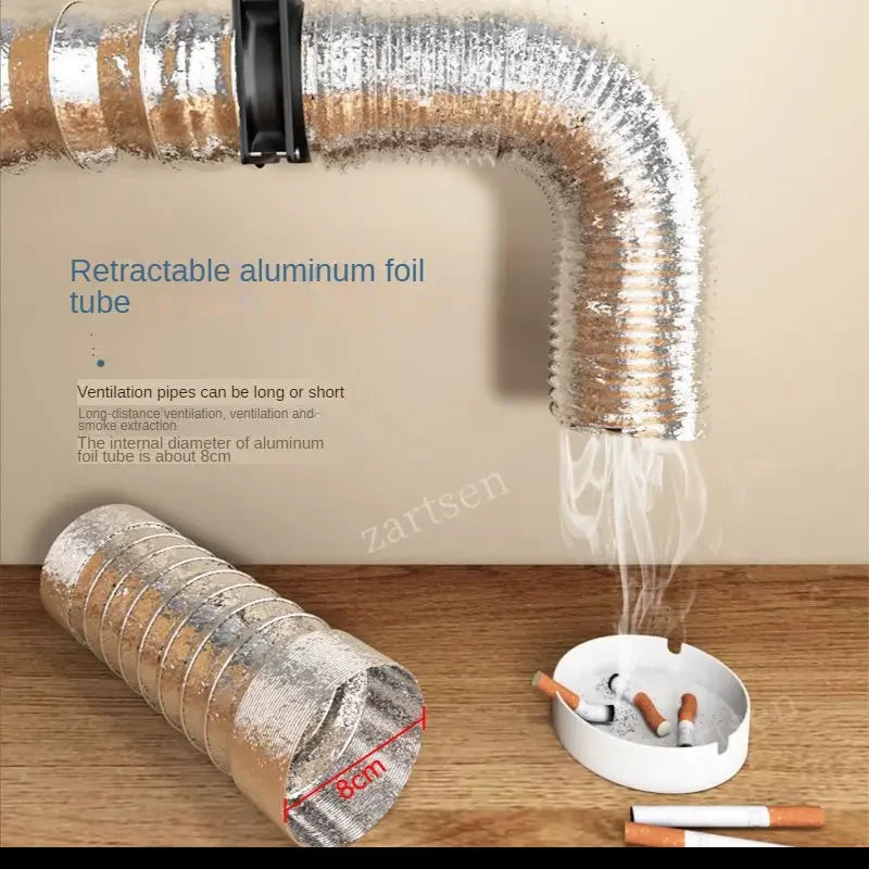 Extractor de Humo para Soldadura USB con Velocidad Ajustable | Ventilador de Ducto ESD y Tubo de 1M