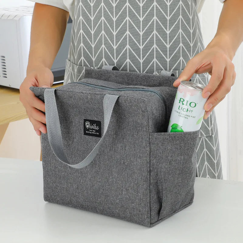 Bolsa Térmica Multifuncional de Gran Capacidad | Bolsa Térmica Impermeable Oxford con Cierre para Mujeres | Bolsa de Almuerzo, Picnic y Comida