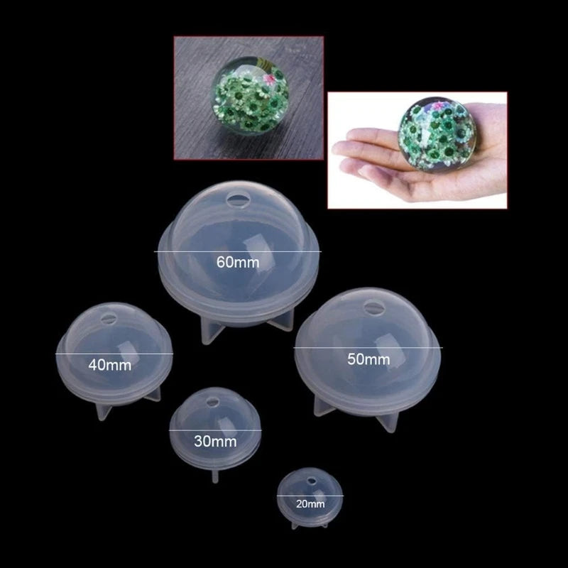 Moldes de Silicona para Gel de Cristal DIY - Molde 3D de Silicona para Resina Epóxica y Goteo de Gel