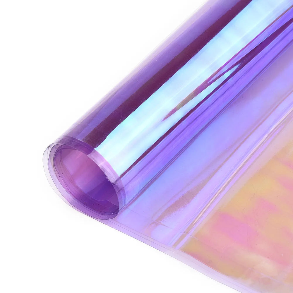 Vinilo Tintado Chameleon Neo Chrome Gloss Transparente (Púrpura Claro) para Faros y Luces - 12"x24" en PVC