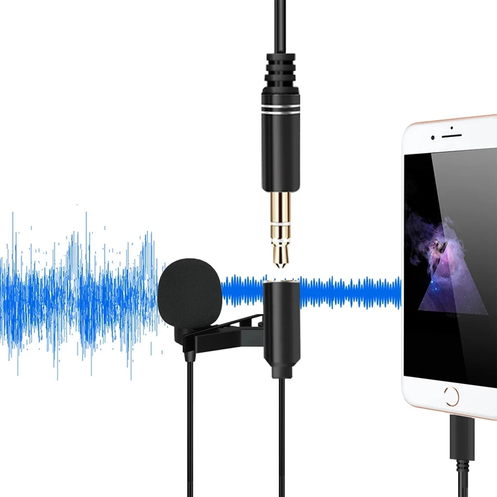 Micrófono Lavalier Live Mini | Dispositivo de Grabación Little Bee para iPhone, iPad, Xiaomi, Android, DSLR, PC y Notebook