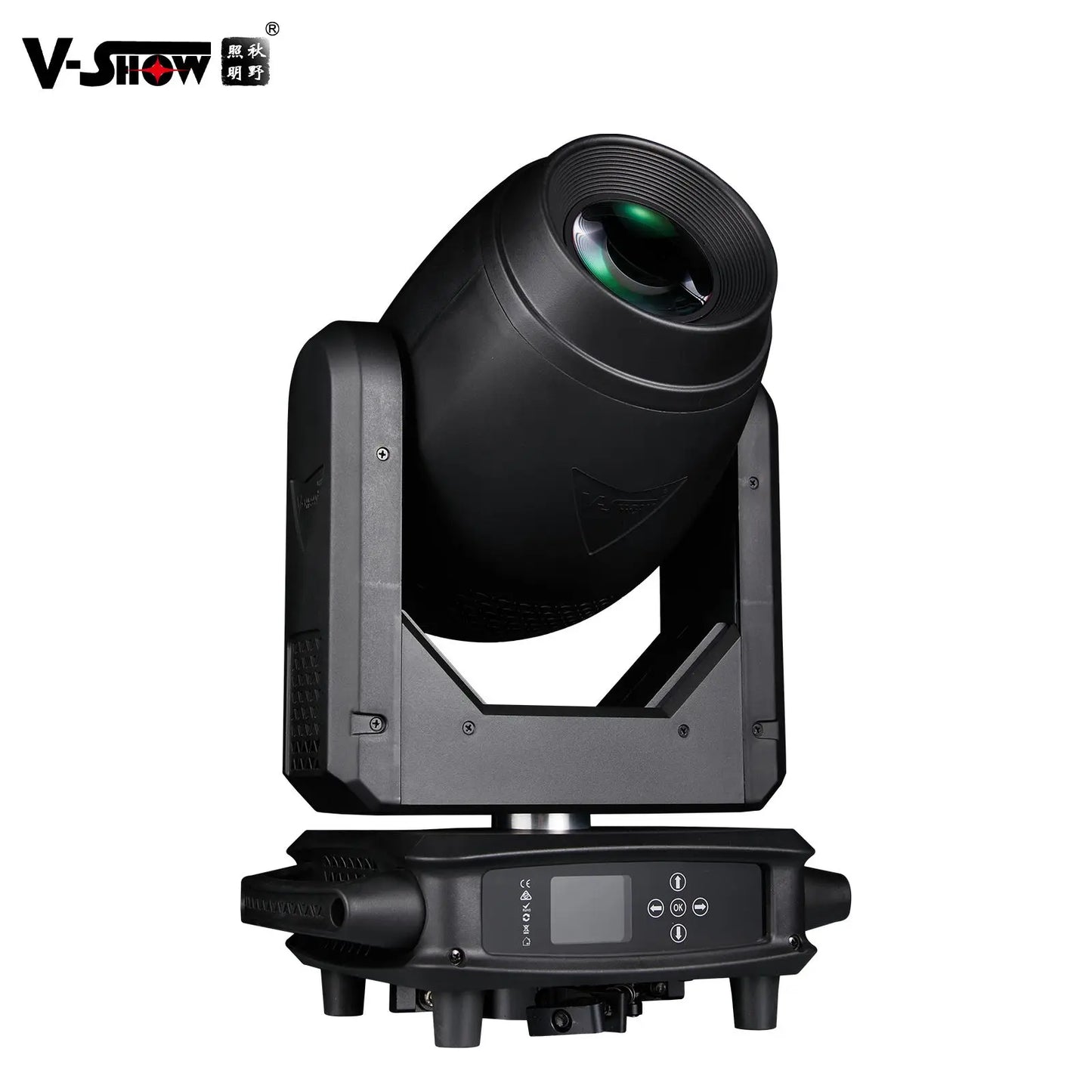 V-show S716 Luz de Cabeza Móvil Hybird Osram LED 200W con Abrazaderas Plegables Beam Spot Wash BSW 3 en 1 con Zoom LED DMX para DJ y Discoteca