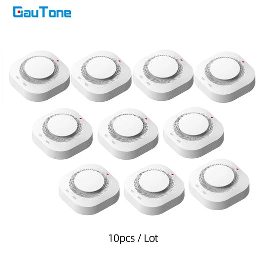 GauTone PA-441 Smoke Alarm - Detector de Humo Inalámbrico 433MHz para Protección contra Incendios y Sistema de Seguridad del Hogar
