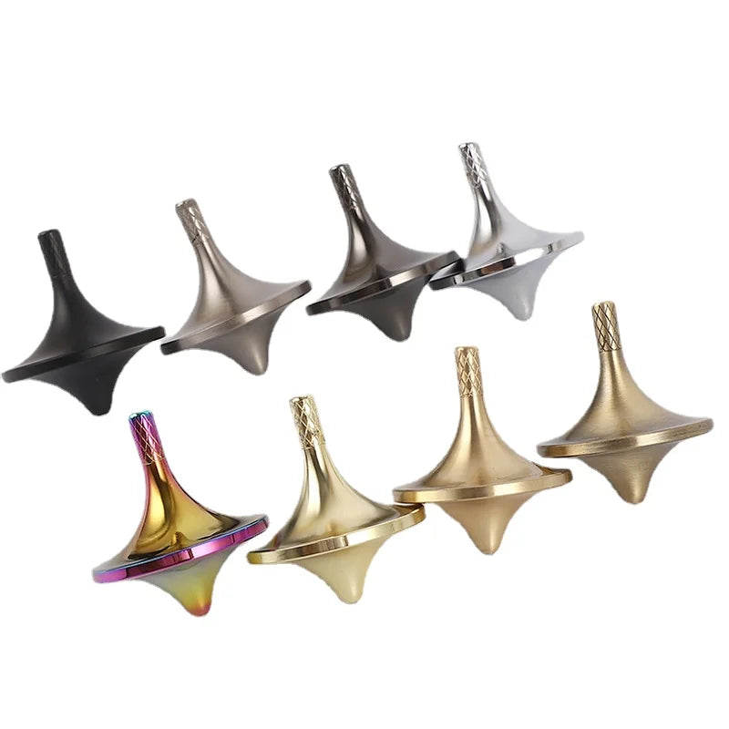 Giroscopio Inception Space Metal Brass Spinning Top Fidget Toys, giroscopio creativo de escritorio, Mini Spinner de mano pequeño para niños y adultos
