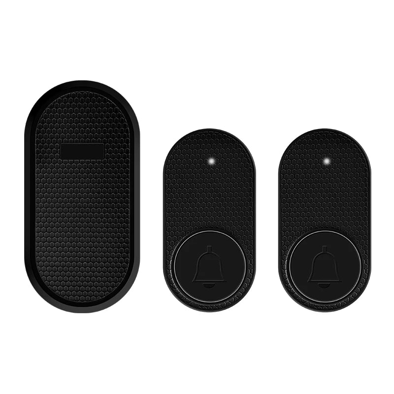 Timbre inalámbrico, timbre de bienvenida, timbre de puerta para el hogar, alarma inteligente con 32 canciones, melodías inteligentes con batería