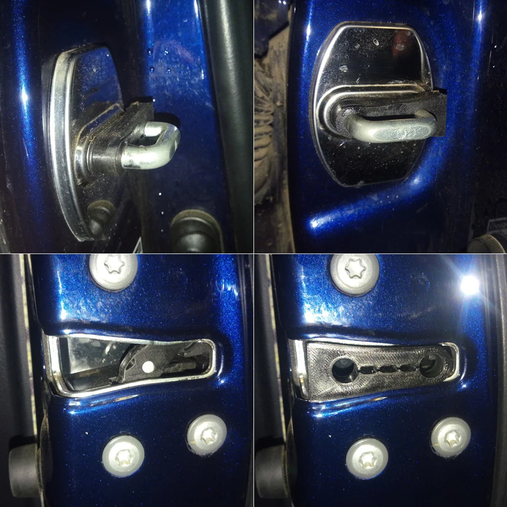 4X Aislantes de Sonido para Toyota Camry XV30, Amortiguadores de Puerta y Bloqueo, Compatible con Land Cruiser Prado J120/J150 y RAV4 XA20 (2001-2018)