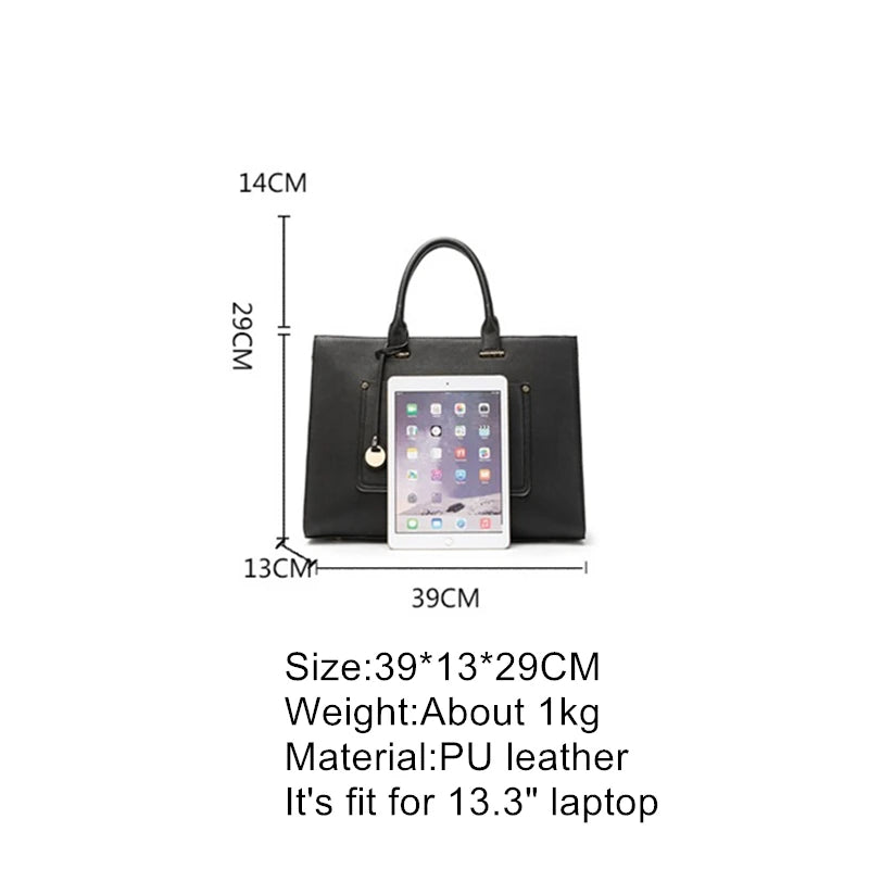 Maletín de Mujer OYIXINGER 2024 - Bolso de Hombro de Moda con Gran Capacidad para Laptop 13.3”