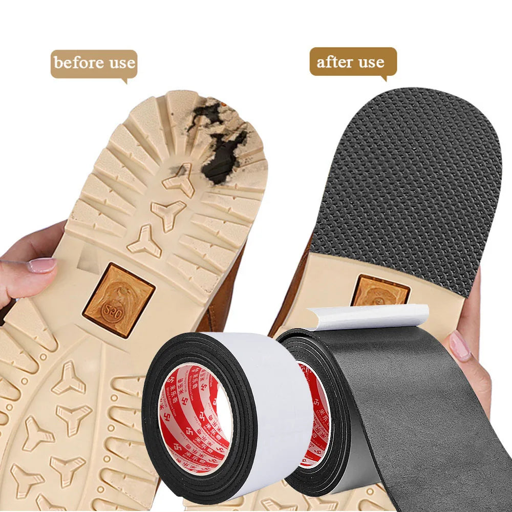 Parche Antideslizante para Suelas de Zapatos - Almohadillas de Goma Autoadhesivas para Cuidado de Tacones