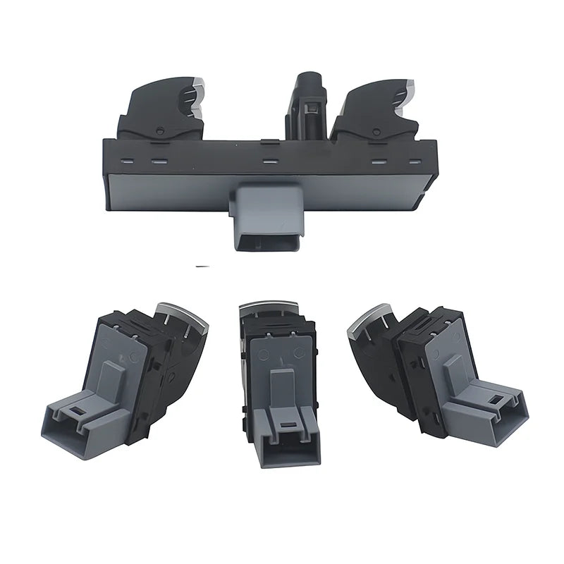 Interruptor Maestro de Ventana Cromado con Control Automático para Golf MK5, MK6, Tiguan, Touran, Passat - 5ND959857, 5K4959857