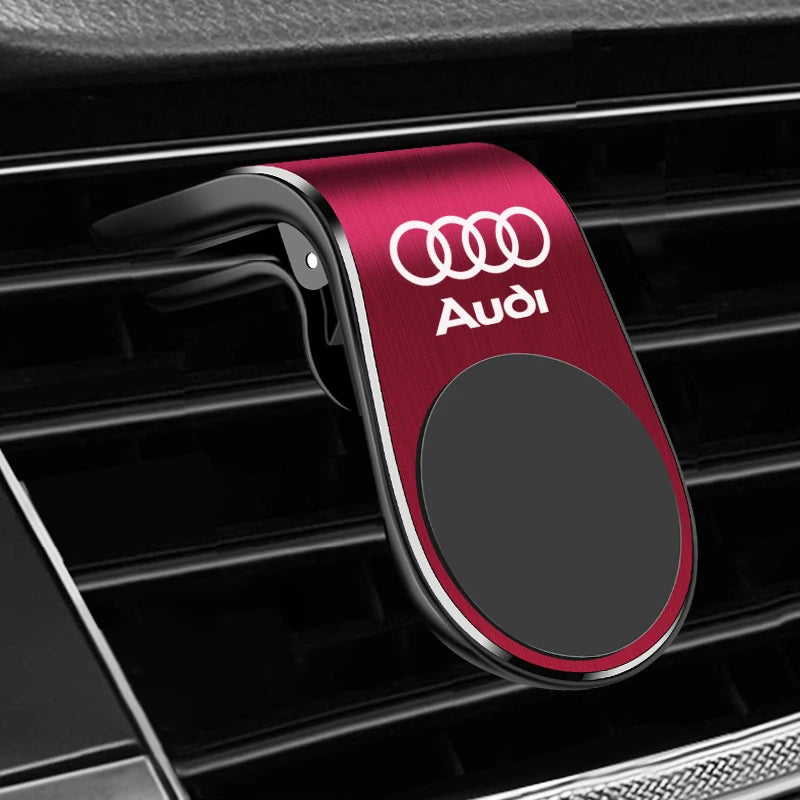 Soporte Magnético de Teléfono para Coche de Metal, Compatible con Audi A4 B5 B6 A3 A5 A6 C6 C5 A1 A7 A8 Q2 Q3 Q5 Q7 Q8, Accesorios de Estilo