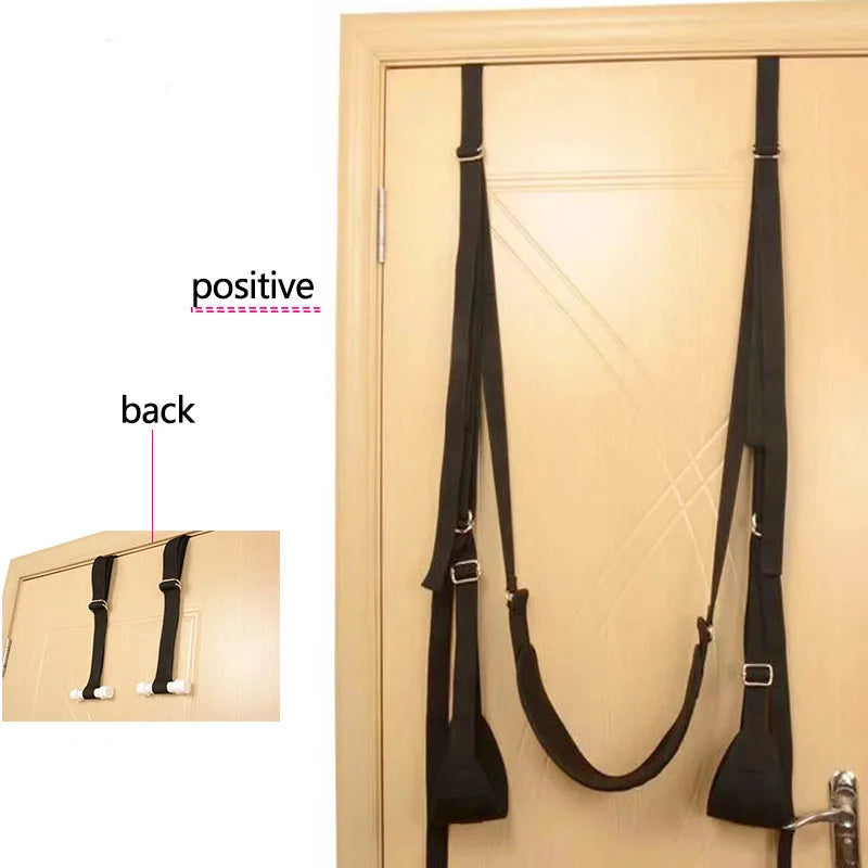 Silla Erótica Colgante para Parejas - Mobiliario Soft Sex, Banda Fetiche, Juego Adulto con Bandas y Ajuste de Altura