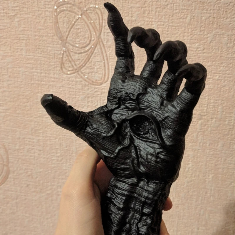 Estatuas Creativas de la Mano de Bruja Gótica en Resina, Adorno Estético para Llaves en Pared, Perchero para Bolsos, Esculturas de Arte en Pared para Decoración del Hogar