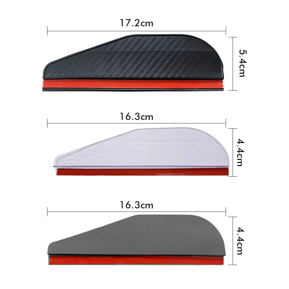 2PCS Visera Protectora para Retrovisor - Protector Antilluvia de Fibra de Carbono para Espejo Retrovisor de Auto