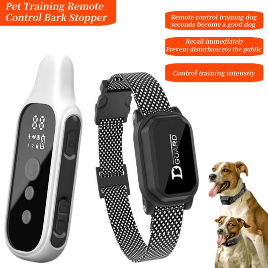 Collar de Entrenamiento para Perros Digital de 800m, Impermeable, Recargable, con Control Remoto y Pantalla LCD para Perros de Todos los Tamaños, Shock, Vibración y Sonido