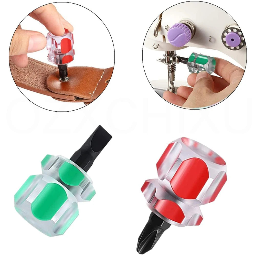 Sewing Repair Tools 50PCS Needle Clamp Screw and 1.5MM Hex Screw Driver For Industrial Overlock Sewing Machine Juki Yamato