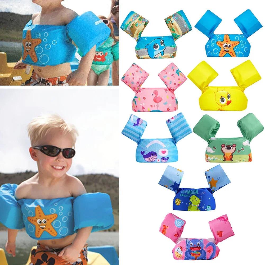 Baby Float Arm Sleeve Floating Ring - Chaleco de Seguridad para Niños, Dispositivo de Flotación para Aprender a Nadar, Armbands para Piscina