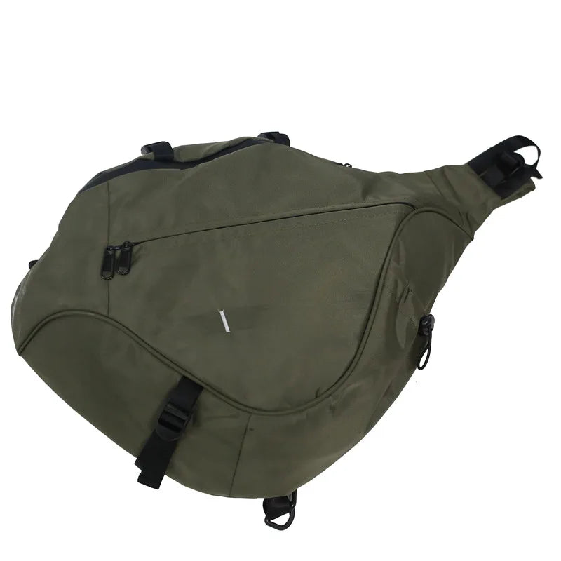 Bolsa de Pecho Unisex de Gran Capacidad, Mochila Casual Hip Hop de Nylon para Hombre, Bandolera de Viaje