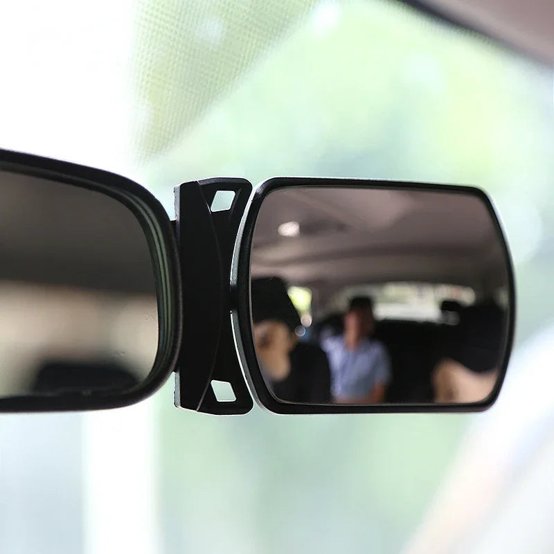 Espejo Retrovisor para Asiento Trasero de Coche para Niños - Espejo de Bebé Ajustable 360 Grados, Monitor de Seguridad y Punto Ciego